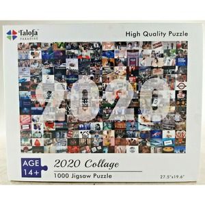 2020 Collage 1000 Piece Jigsaw Puzzle 27.5” X 19.6” inches by Talofa Paradise